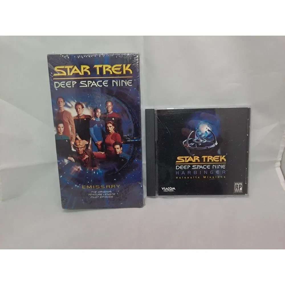 Star Trek: Deep Space Nine/ Pilot- Emissary -Sealed VHS/ CD Rom Game‎ Harbinger